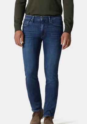 34 Hertiage Courage Straight Leg Jeans in Deep Brushed Organic