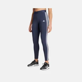 Adidas 3 Stripes Women's sports Leggings -Legend Ink/White