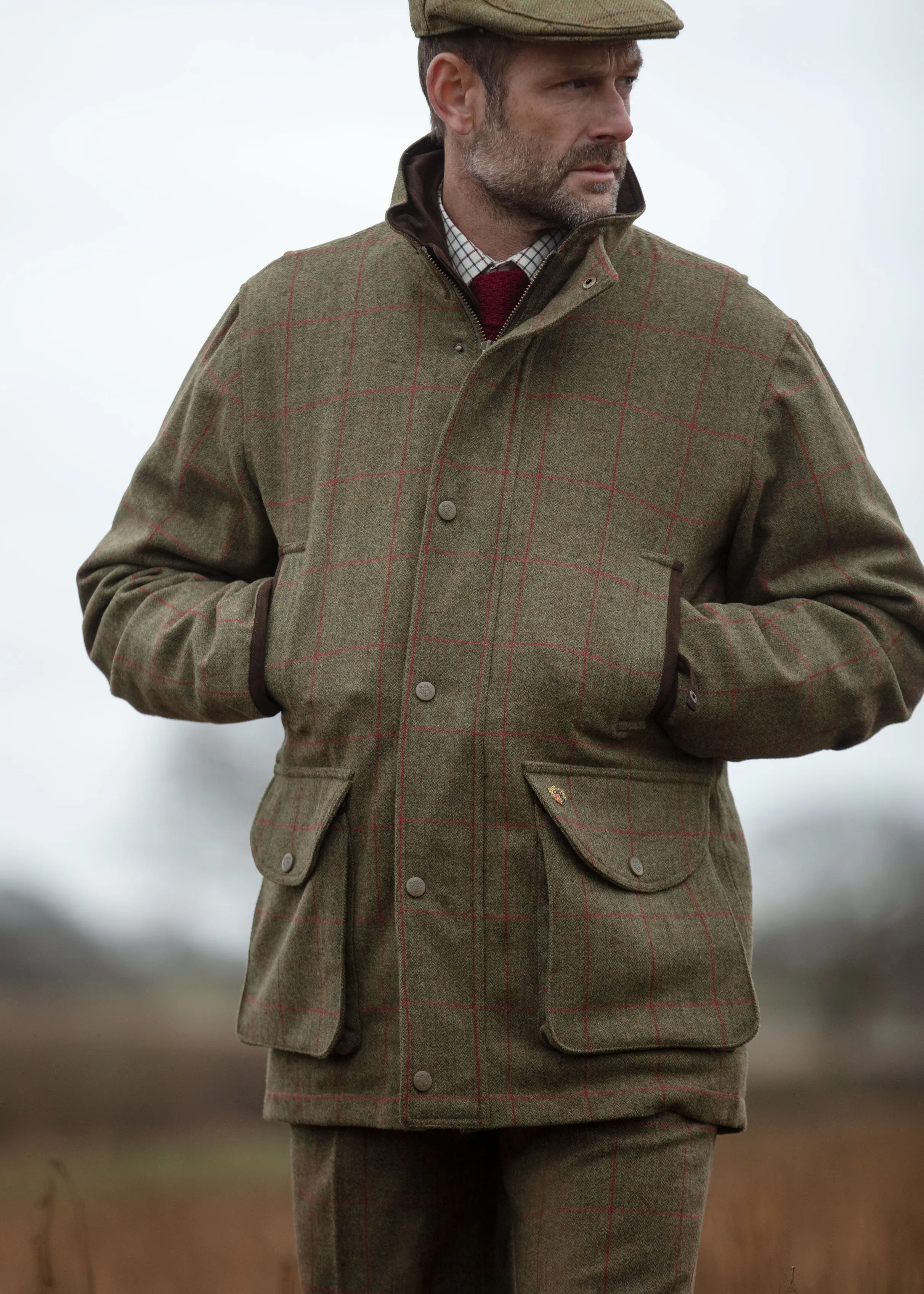 Alan Paine Combrook Field Waterproof Tweed Coat