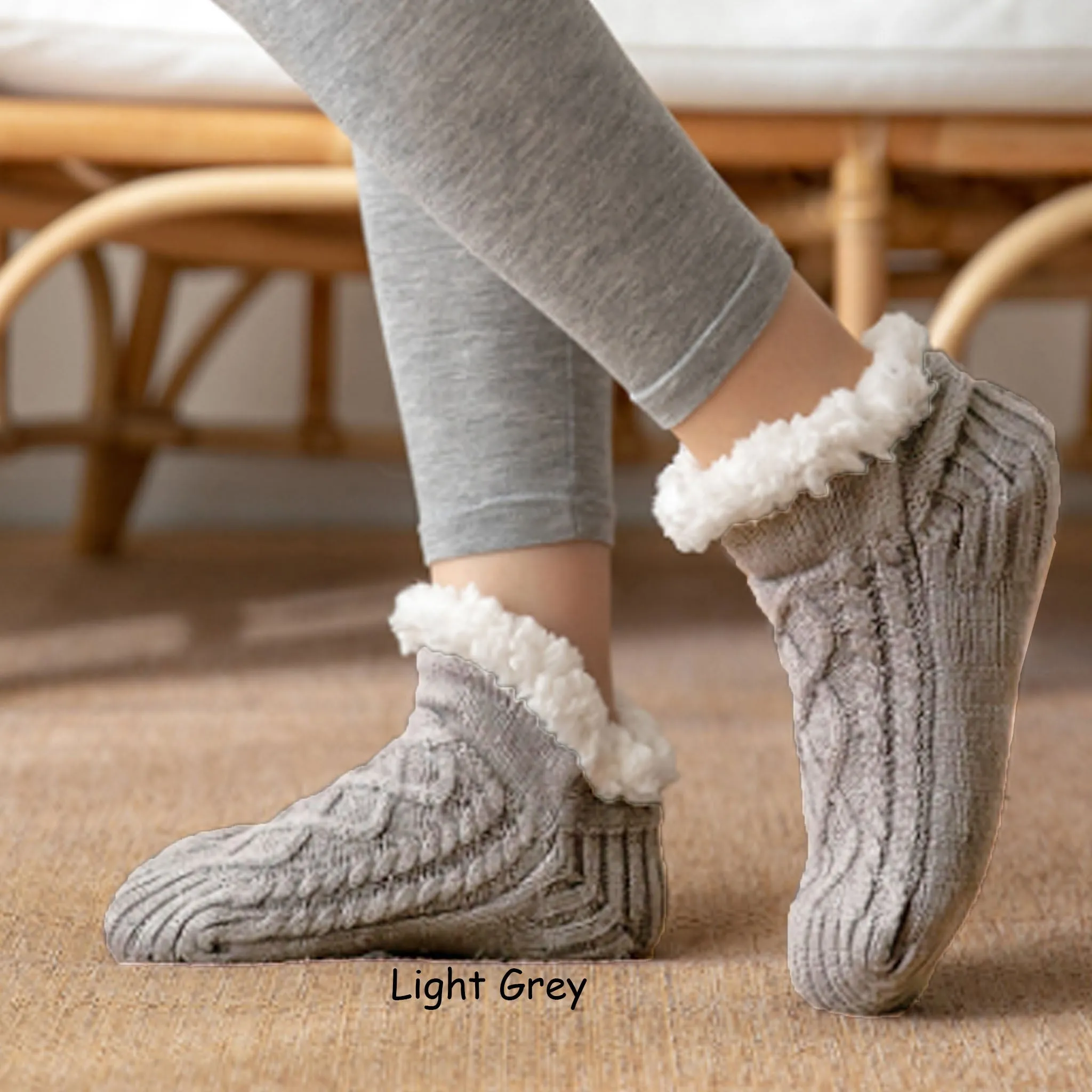 Ankle Casual Thick Thermal Socks | Ankle Sherpa Lined Sock