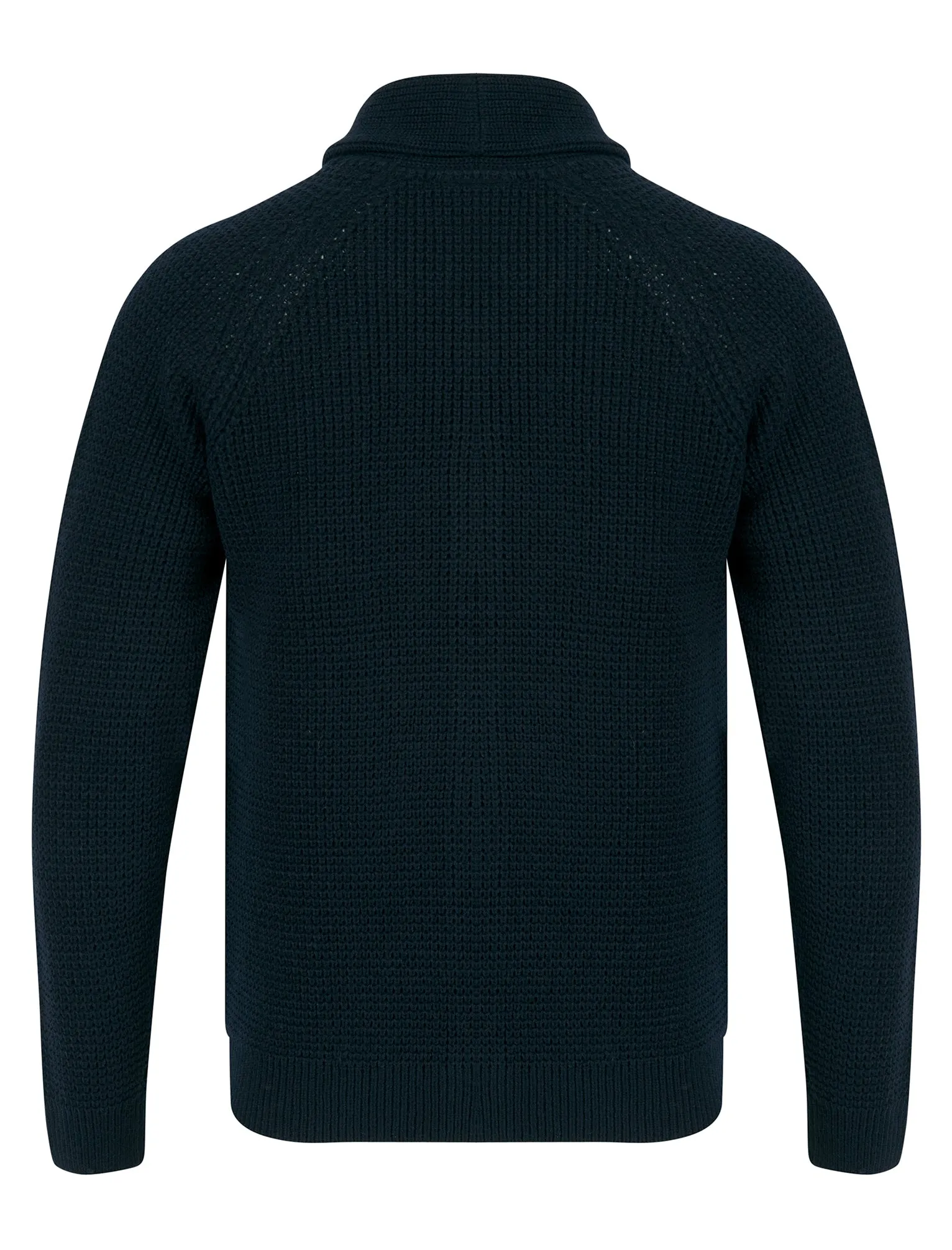 Tokyo Laundry Anozie Cardigan - Premium Soft Knit Wool Blend with Shawl Neck in Rich Ink Color