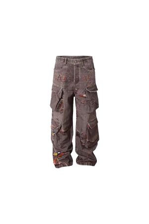 Autumn Forest Branches Jeans