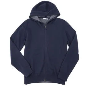 Boglioli Hooded Cotton and Cashmere Sweater