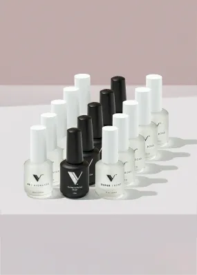 BUY 5 GEL POLISH TOP COATS AND 5 SUPER BONDS - GET 5 DEHYDRATORS FREE