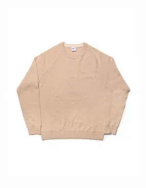 CASHMERE CREW NECK SWEATER - TAN