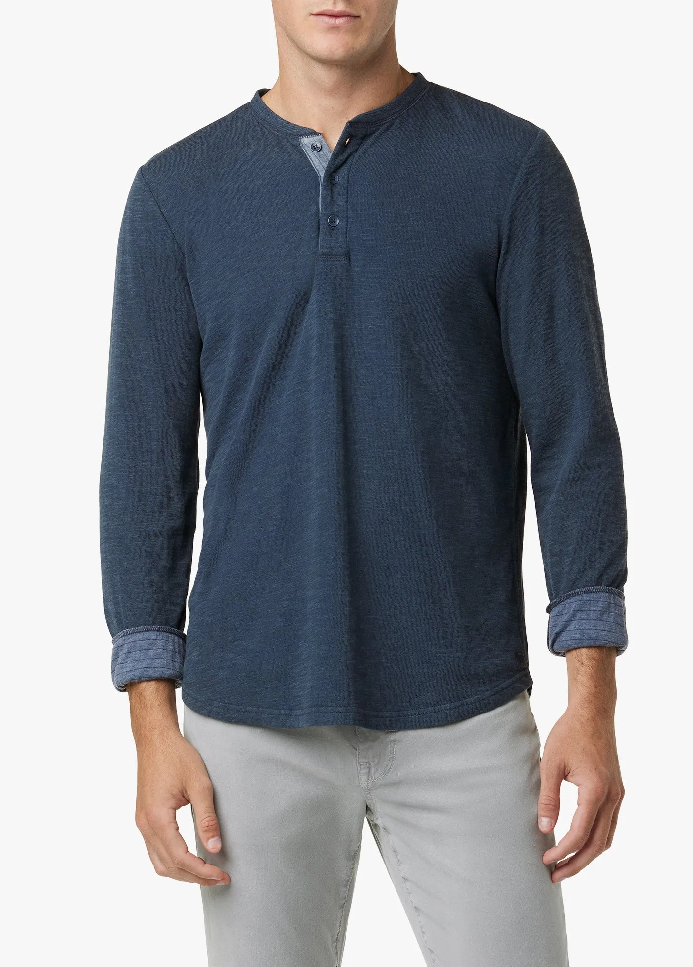 DWIGHT DOUBLE-FACE HENLEY