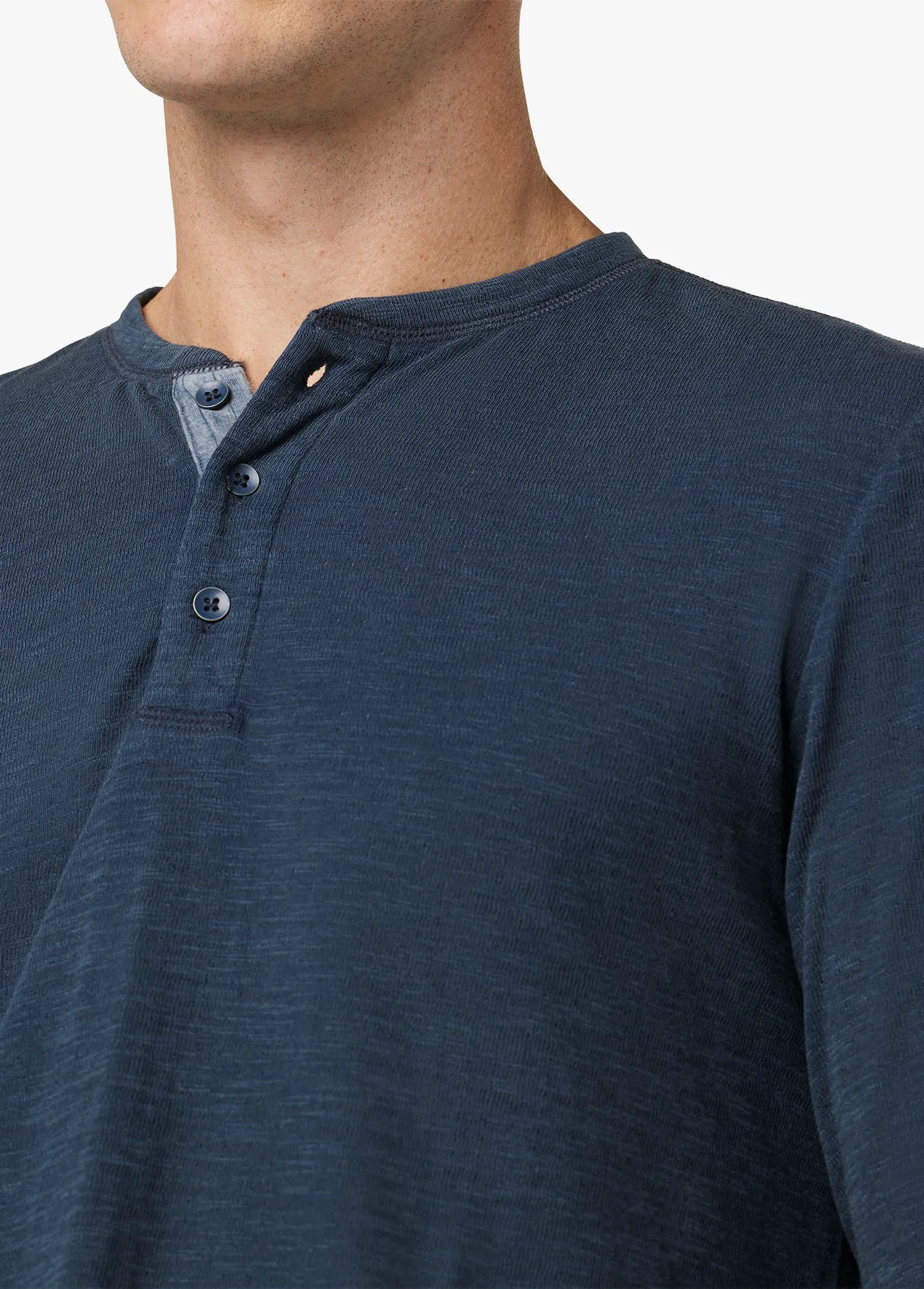 DWIGHT DOUBLE-FACE HENLEY