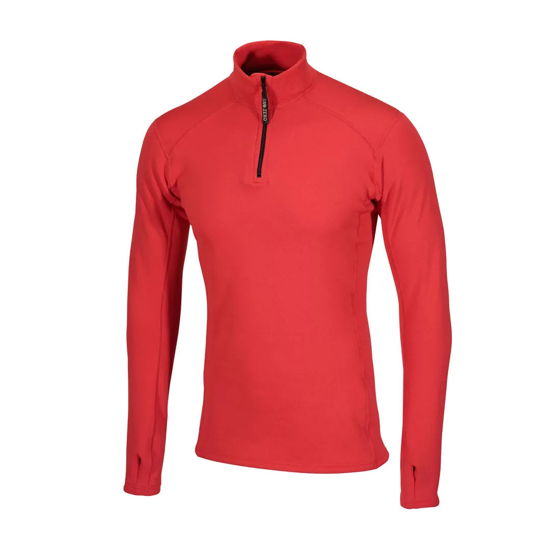 Factor 2 Mens Long Sleeve Zip Neck Mid Layer Top