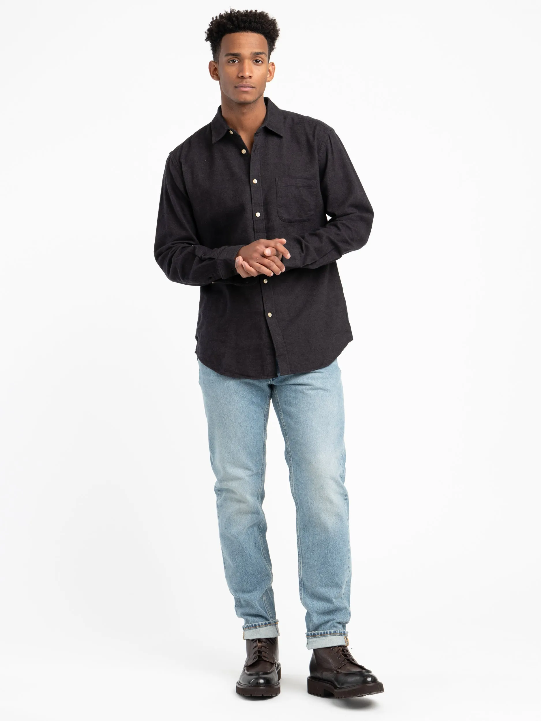 Grey Teca Flannel Shirt