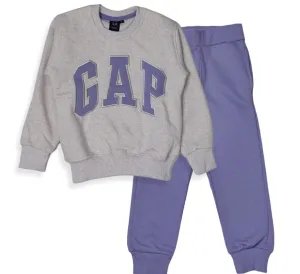 Kids Sweatshirt & Jogger Tracksuit "SET" - Purple