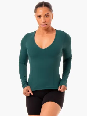 NKD Align Long Sleeve Training Top - Teal