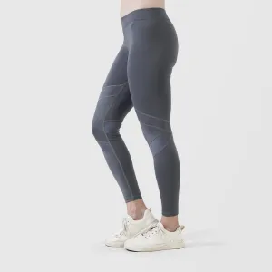 Tf-Grey Leggings With Net Panels