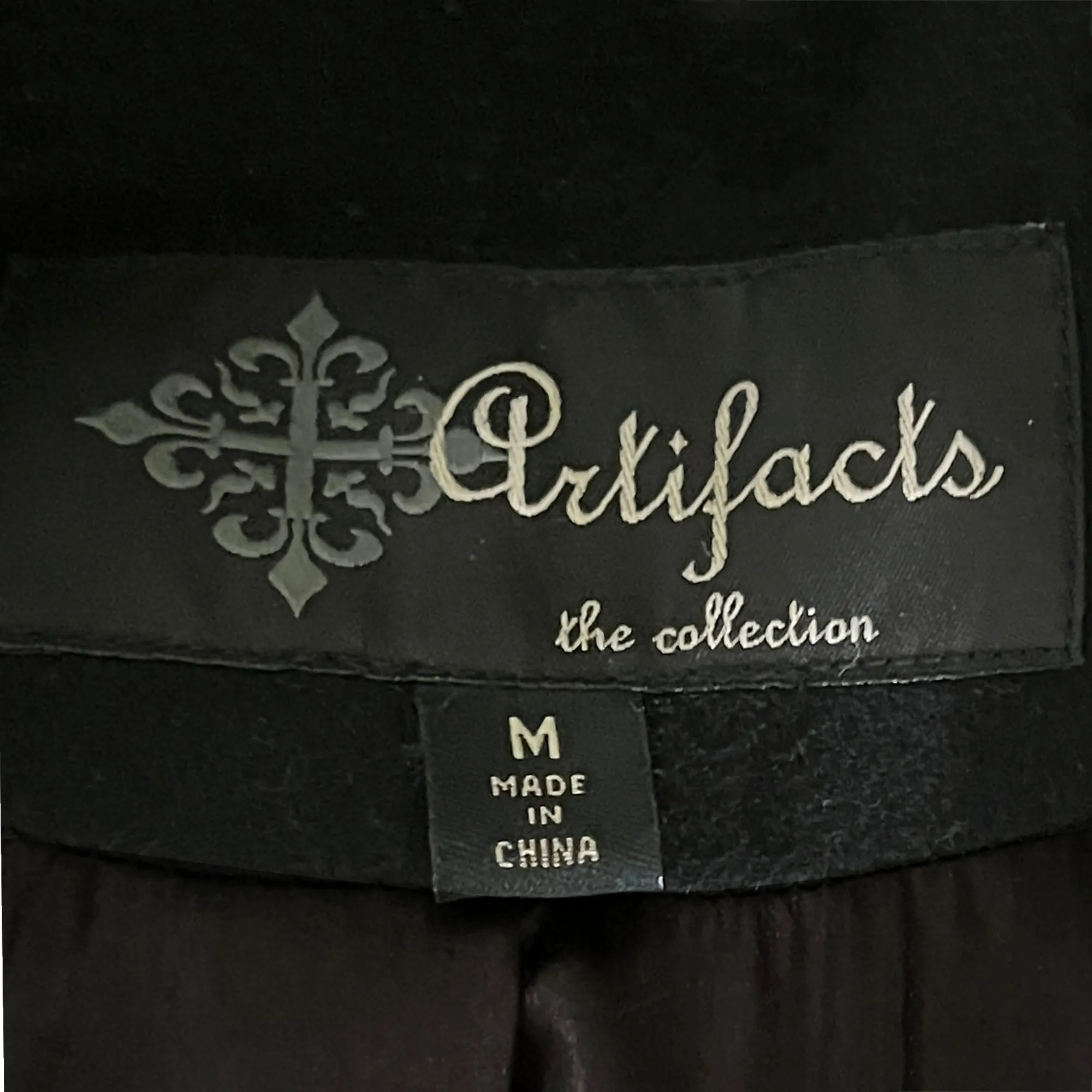 The Artifacts Collection Black Wool Winter Jacket Coat- M