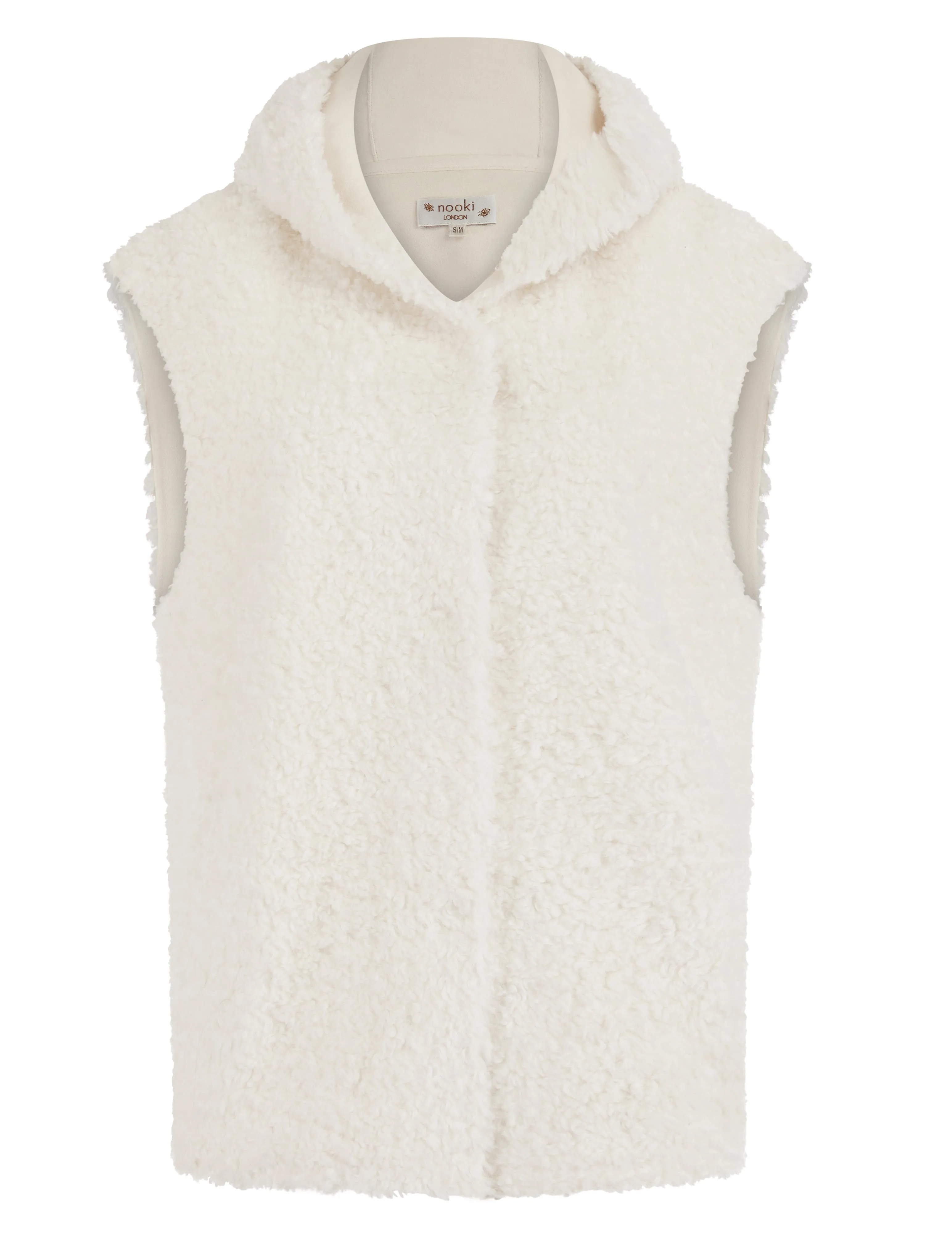 TRINITY GILET IN CREAM